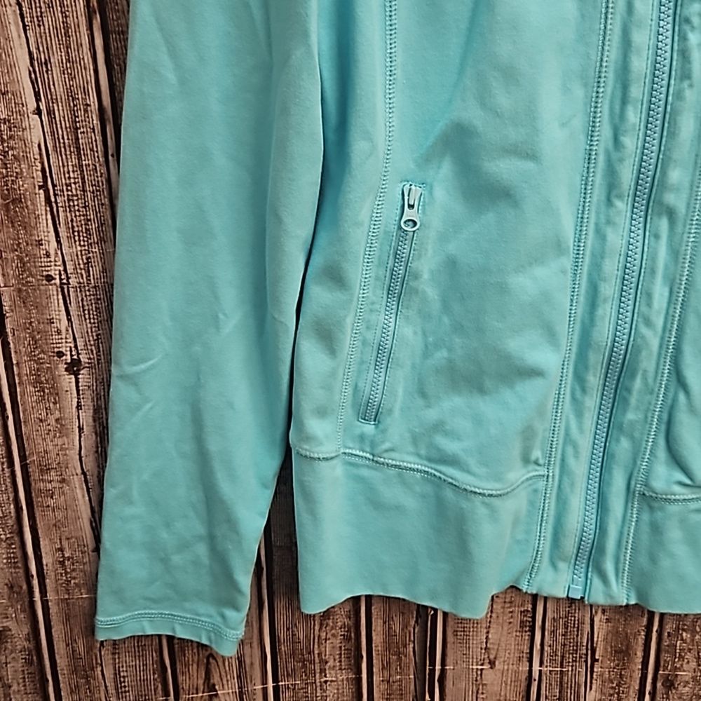 Talbots Full Zip Front Running Jacket Small - image 3